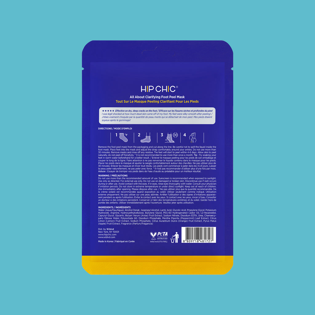 All About Clarifying Foot Peel Mask