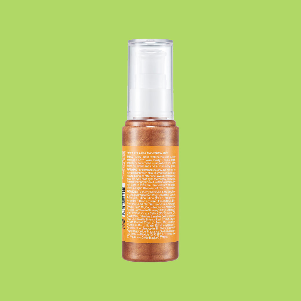 Hip Chic All About Glow Body Shimmer Oil - Tan Bronze