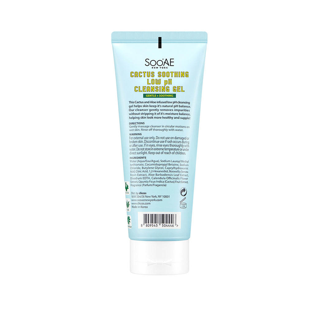 Soo'AE Cactus Soothing Low pH Cleansing Gel