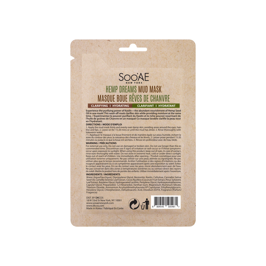 Soo'AE Hemp Dreams Mud Mask