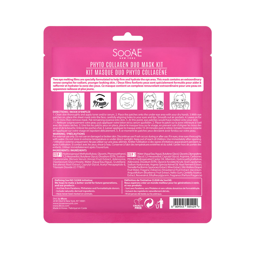 Soo'AE Phyto Collagen Duo Mask Kit