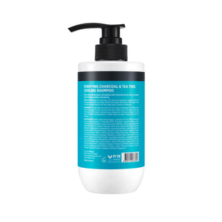 Purifying Charcoal & Tea Tree Cooling Shampoo - [seoulfulcanada]
