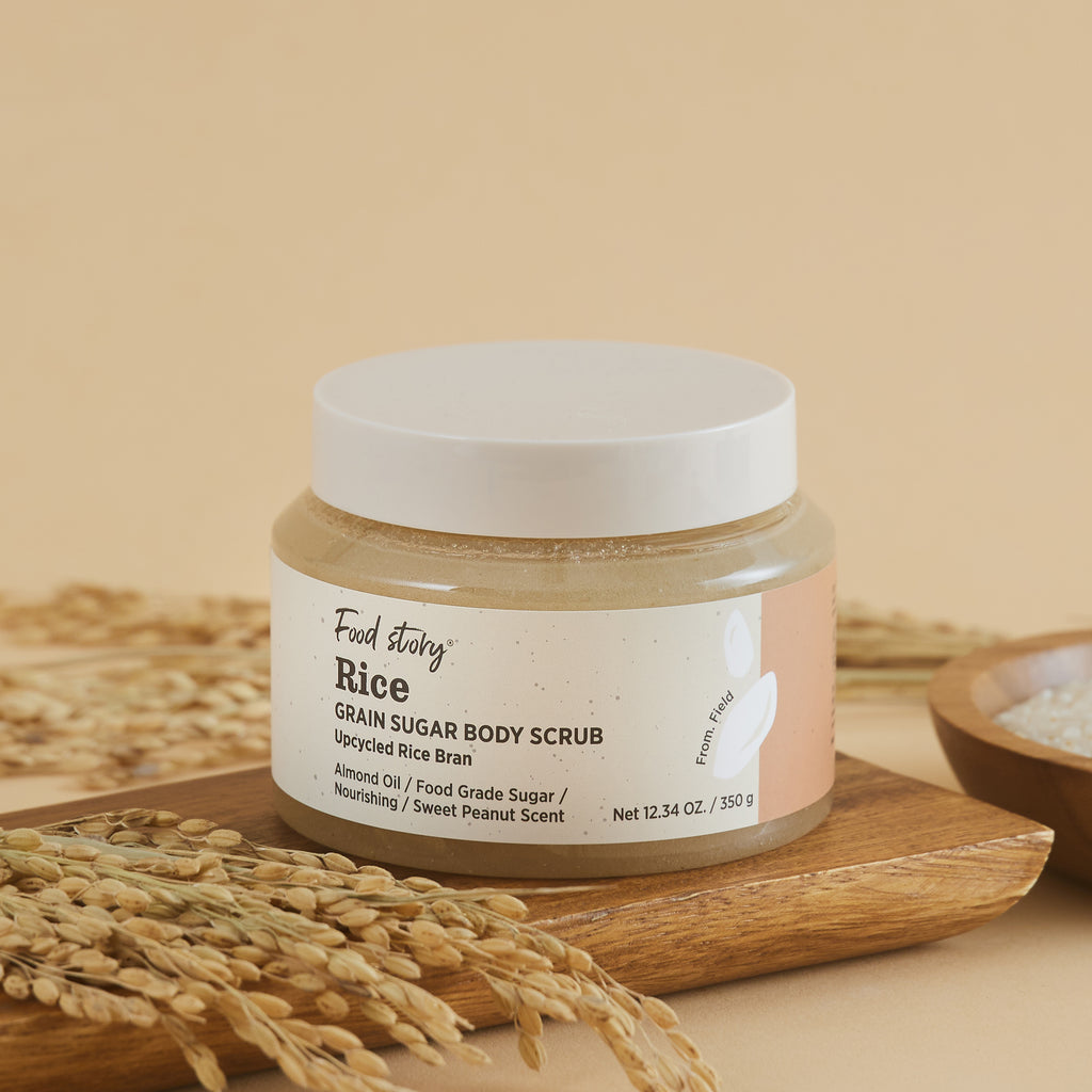 Rice Grain Sugar Body Scrub