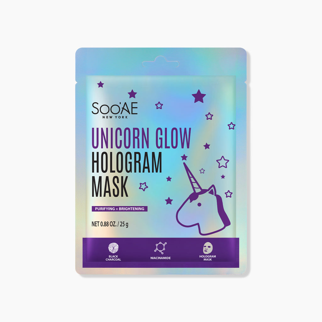 Unicorn Glow Hologram Mask