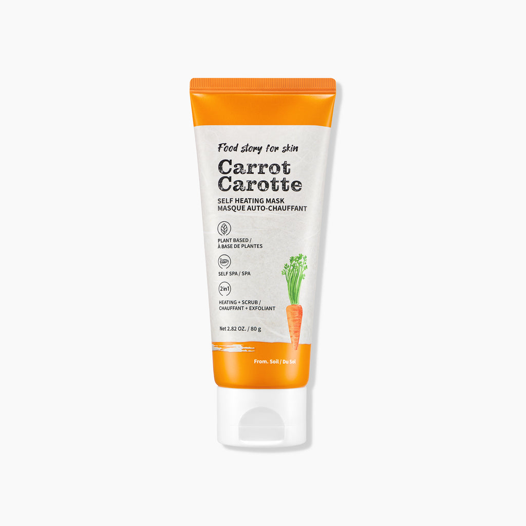 Food Story Carrot Self Heating Mask