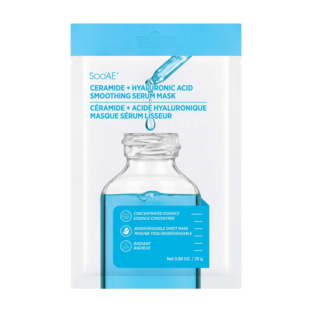 Soo'AE Ceramide + Hyaluronic Acid Smoothing Serum Mask