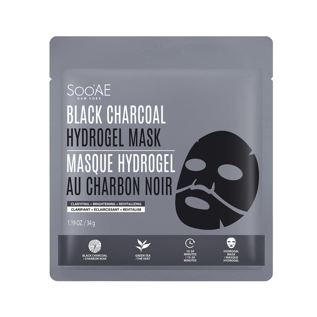 Soo'AE Black Charcoal Hydrogel Mask