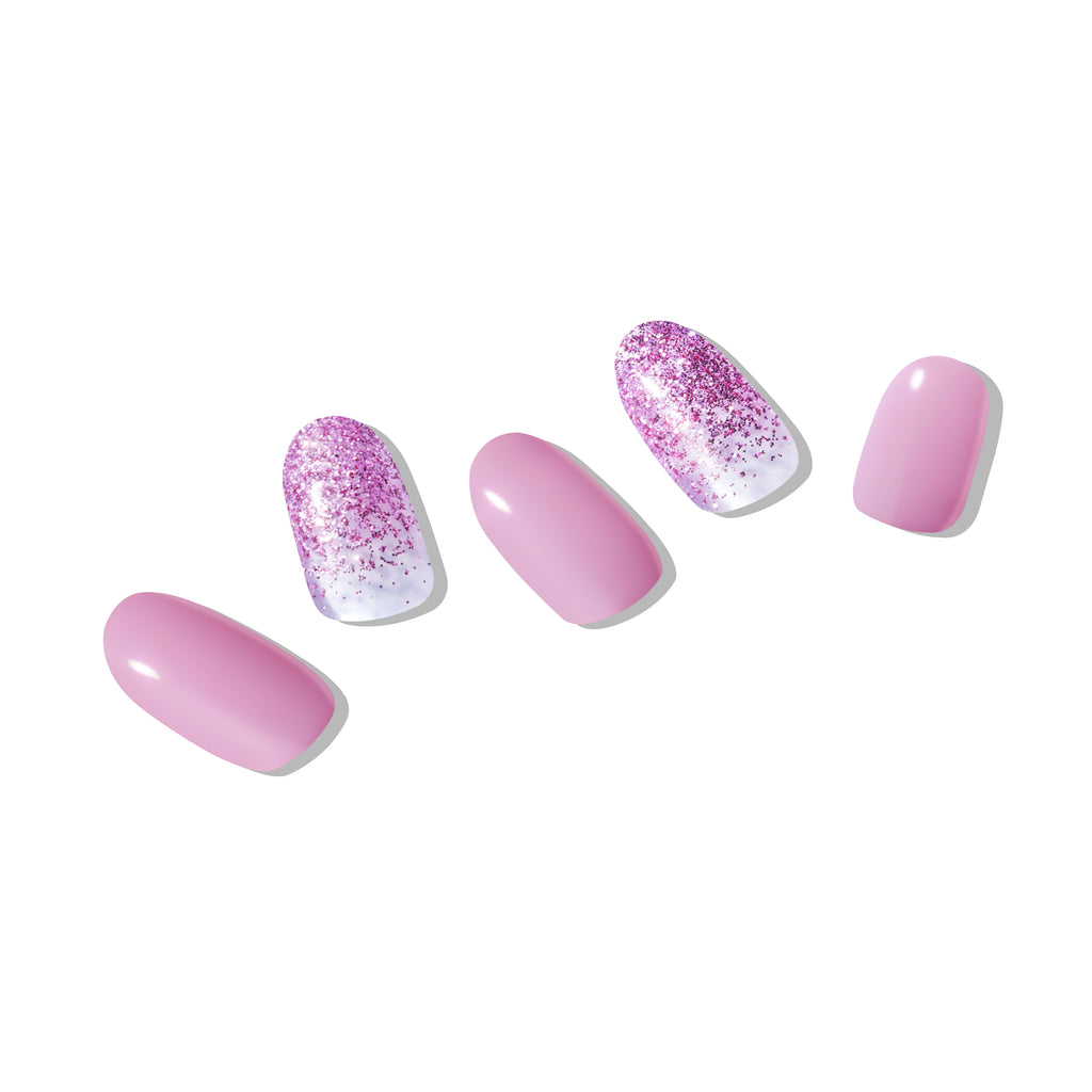 Hip Chic Nailed It Semi-cured Gel Nail Strip – Fabulous Pink