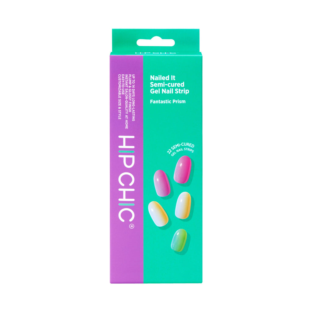 Hip Chic Nailed It Semi-cured Gel Nail Strip – Fantastic Prism