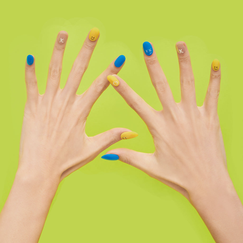 Hip Chic Nailed It Semi-cured Gel Nail Strip – Happy Vibes