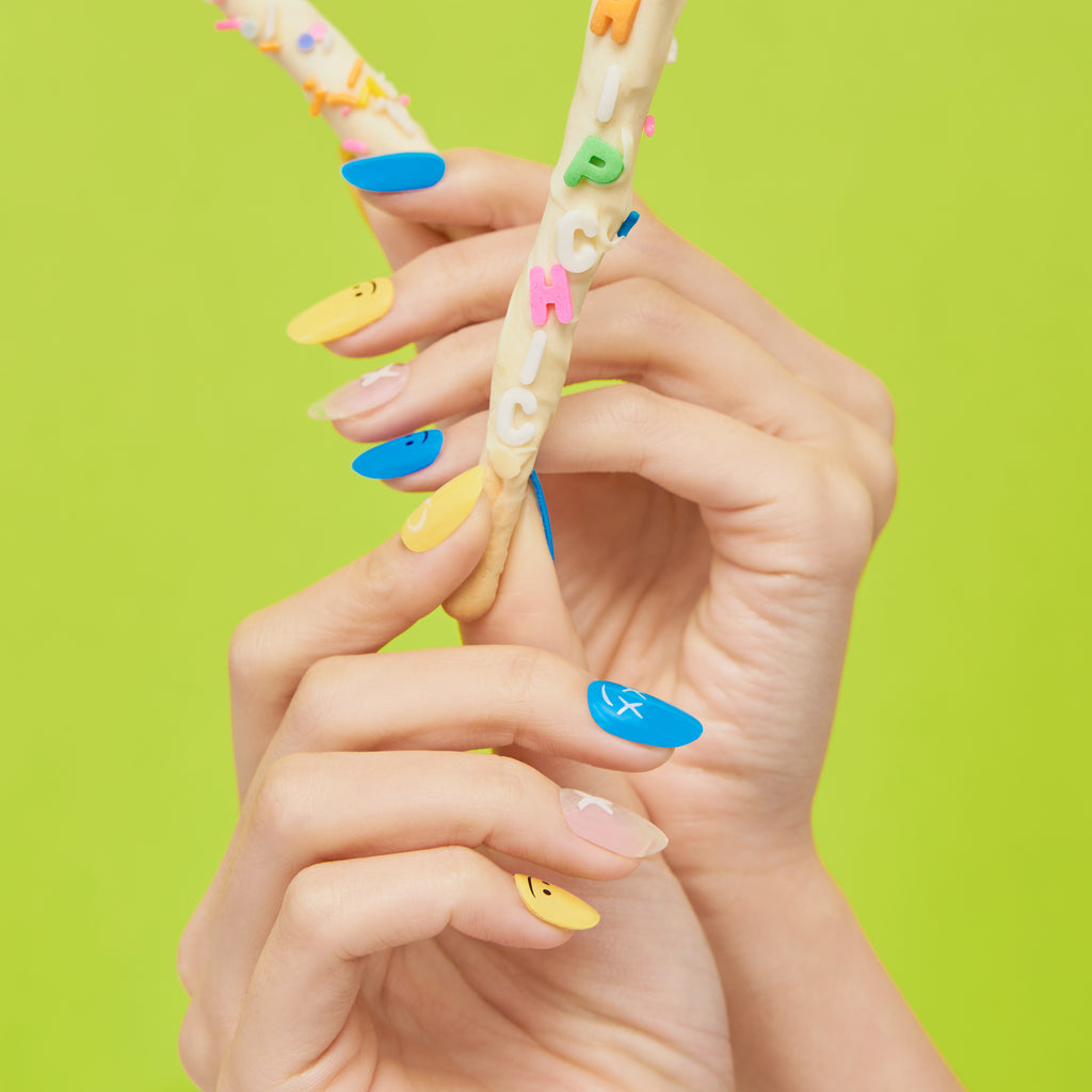 Hip Chic Nailed It Semi-cured Gel Nail Strip – Happy Vibes