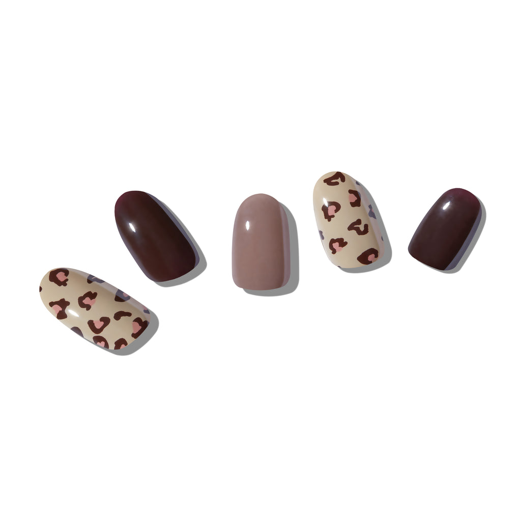 Hip Chic Nailed It Semi-cured Gel Nail Strip – Leopard