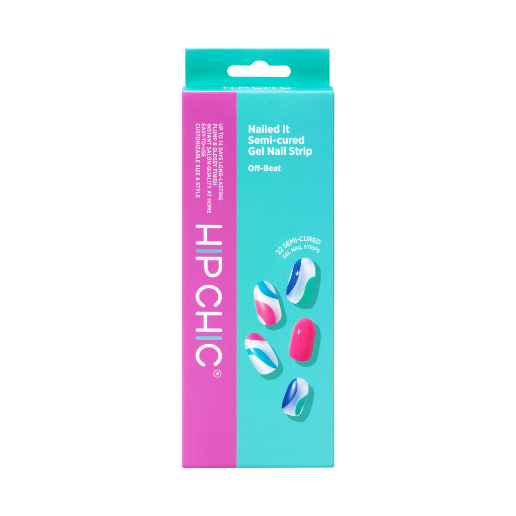 Hip Chic Nailed It Semi-cured Gel Nail Strip – Off-Beat