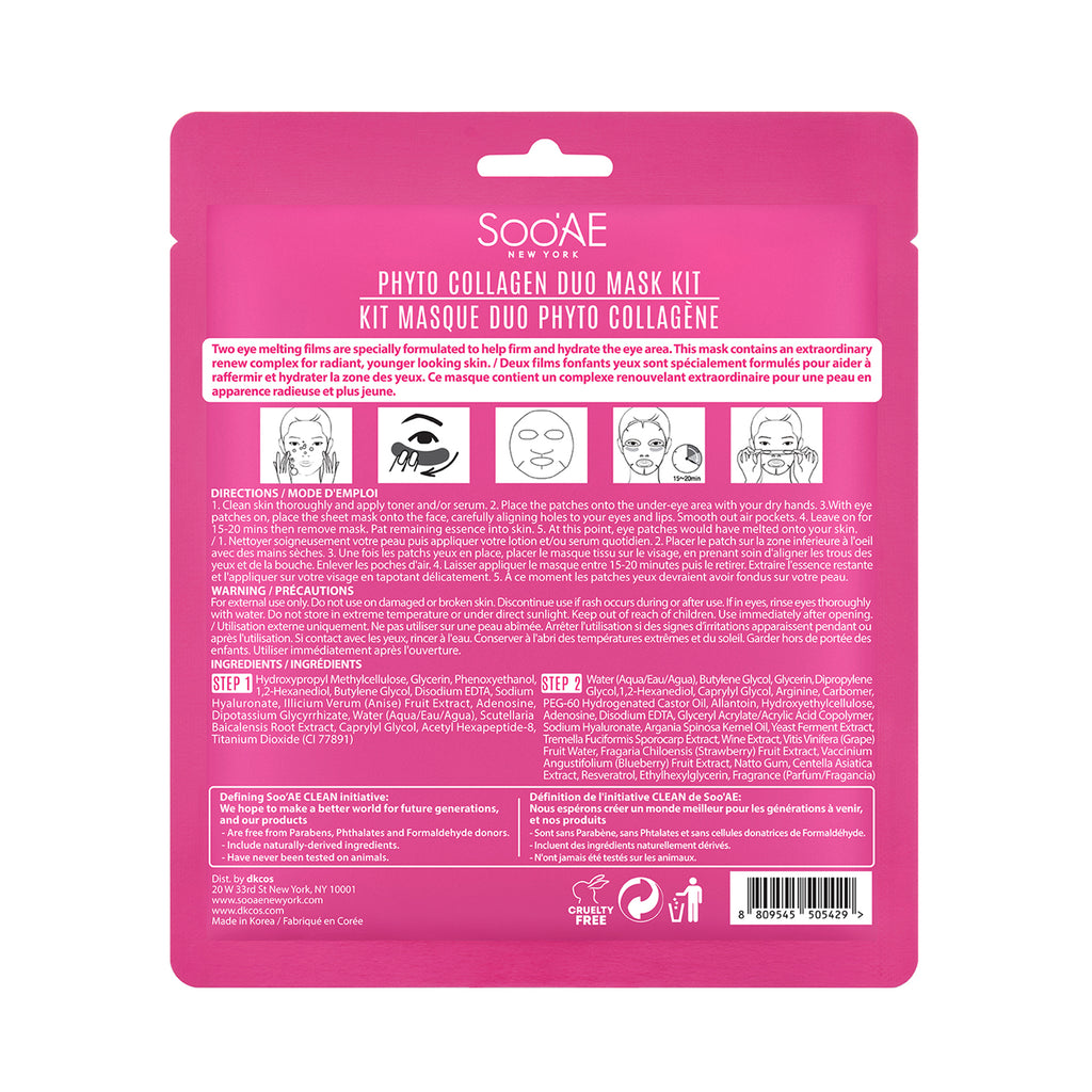 Soo'AE Phyto Collagen Duo Mask Kit