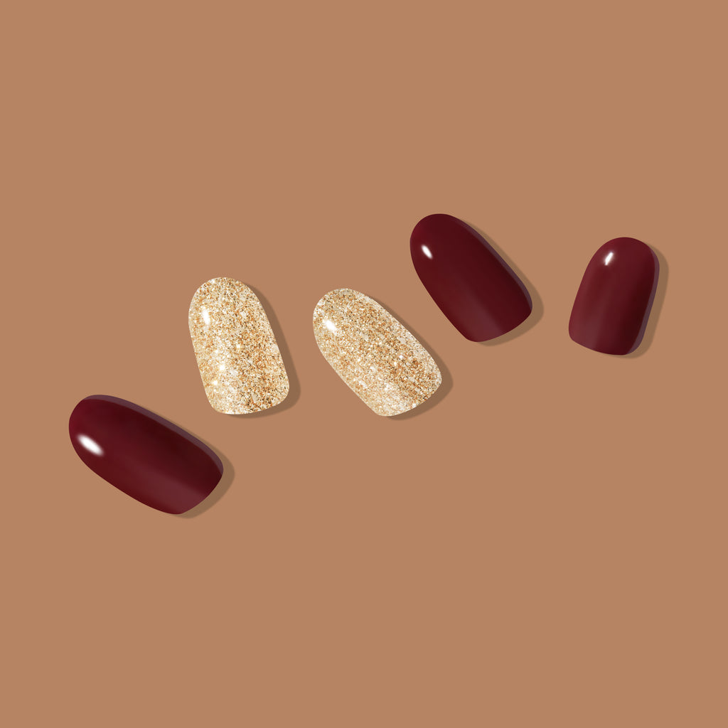 Hip Chic Nailed It Semi-cured Gel Nail Strip – Red Carpet