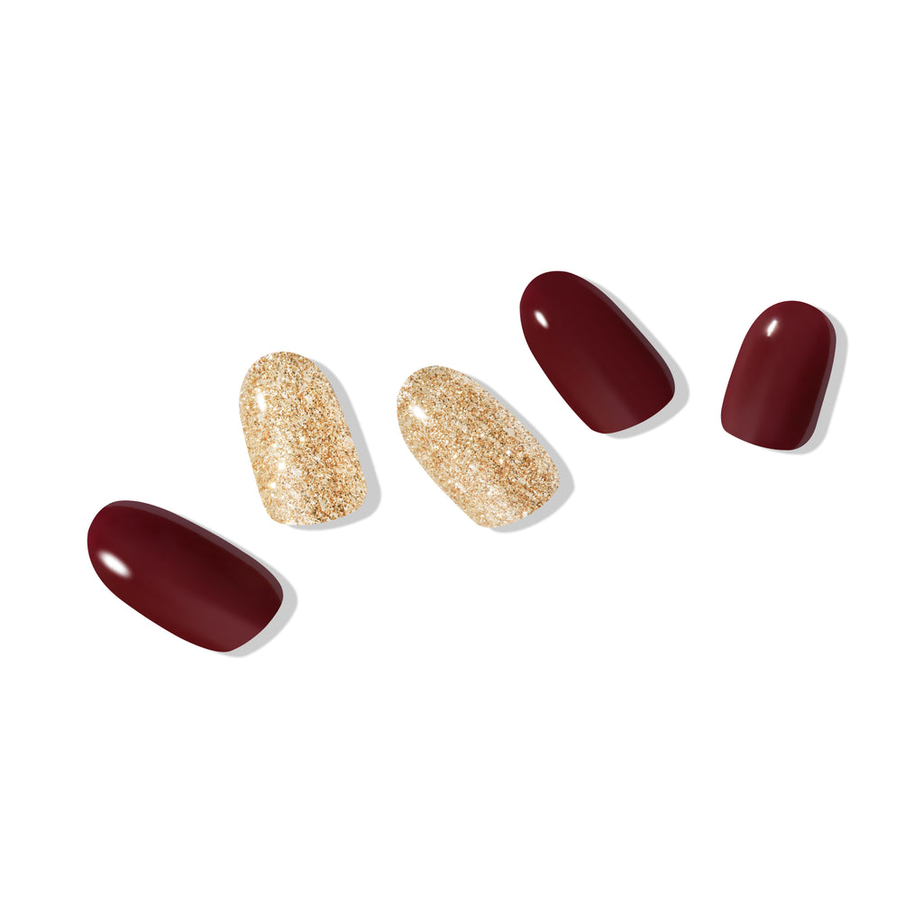 Hip Chic Nailed It Semi-cured Gel Nail Strip – Red Carpet