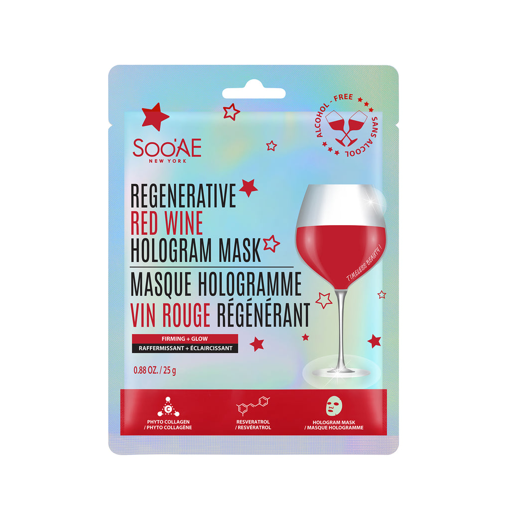 Soo'AE Regenerative Red Wine Hologram Mask