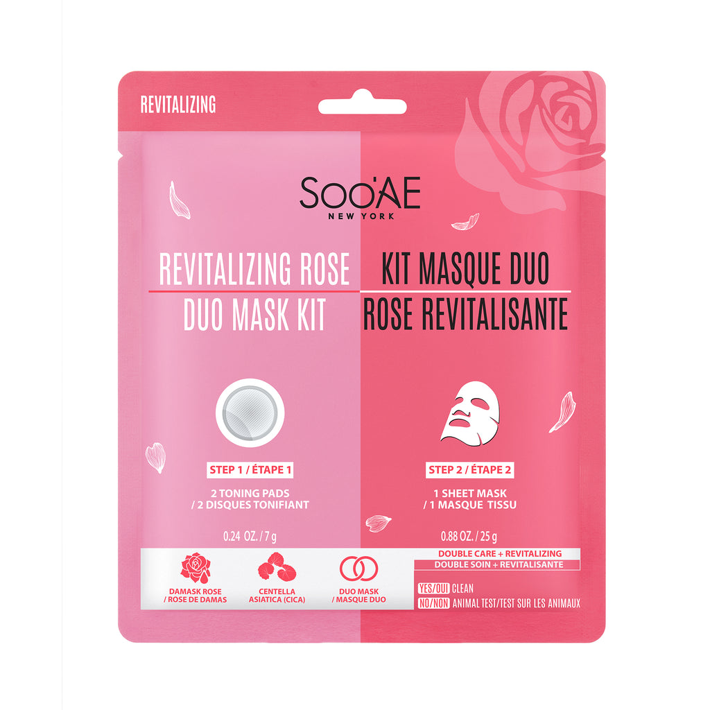 Soo'AE Revitalizing Rose Duo Mask Kit