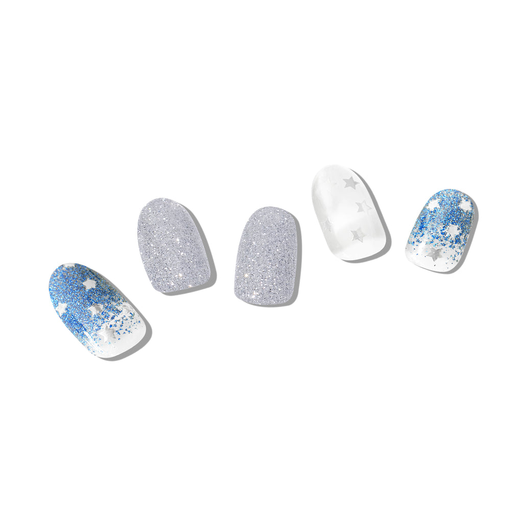 Hip Chic Nailed It Semi-cured Gel Nail Strip – Shining Diamond