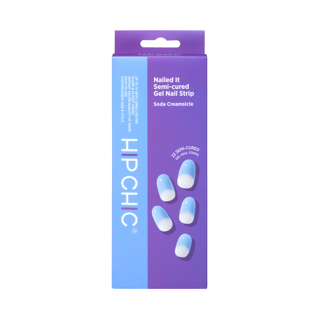 Nailed It Semi-cured Gel Nail Strip – Soda Creamsicle