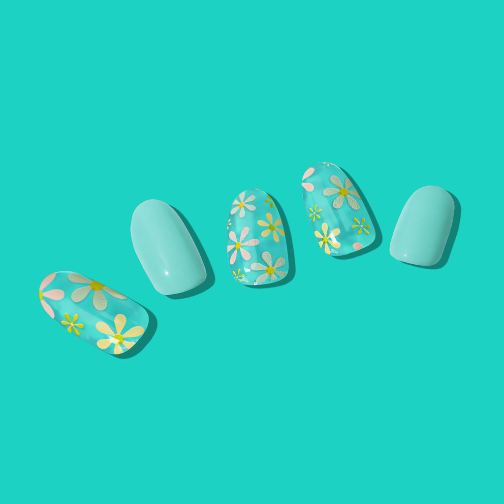 Hip Chic Nailed It Semi-cured Gel Nail Strip – Wild Flowers