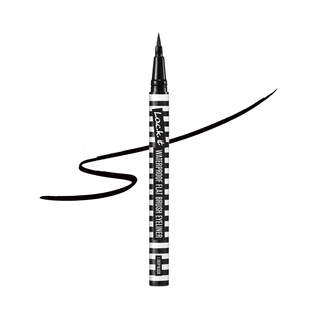 L.o.c.k. Waterproof Flat Brush Eyeliner