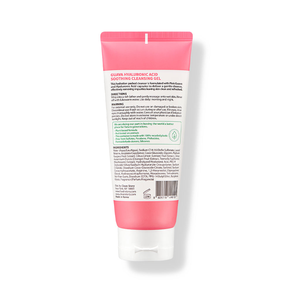 Food Story Guava Hyaluronic Acid Soothing Cleansing Gel